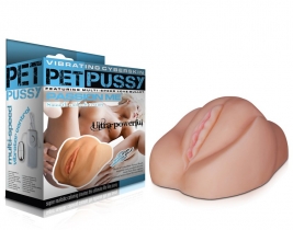 Masturbator cu vibratii - Vibrating Pet Pussy