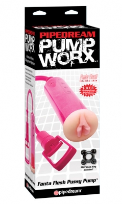 Pompa pentru penis - Pump Worx - Roz
