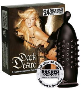 Prezervative Secura Dark Desire 24 buc.