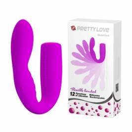 Vibrator Pretty Love Quintion - Flexibil