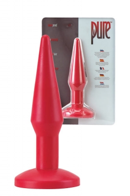 Pure Modern Butt Plug - Small Red