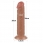 Dildo cu ventuza Sliding Skin Dual Layer 20 cm