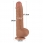 Dildo cu ventuza Sliding Skin Dual Layer 24 cm