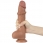 Dildo cu ventuza Sliding Skin Dual Layer 24 cm